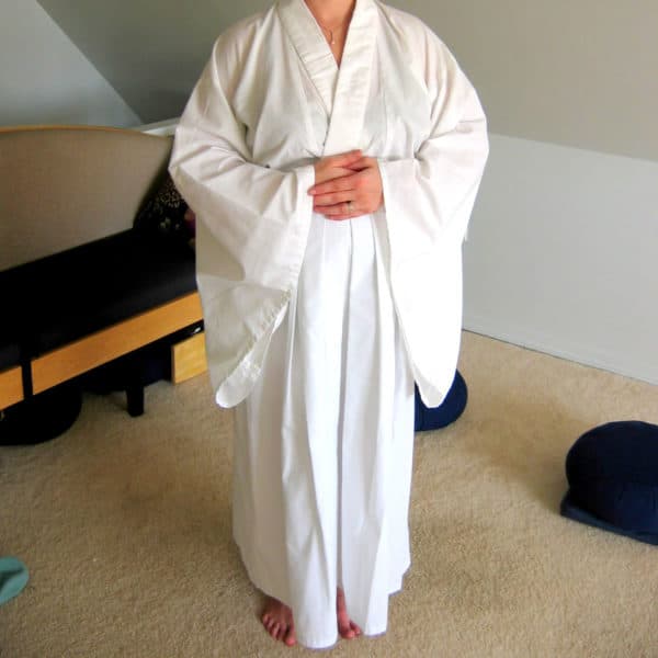 Full Length Ceremonial White Robe