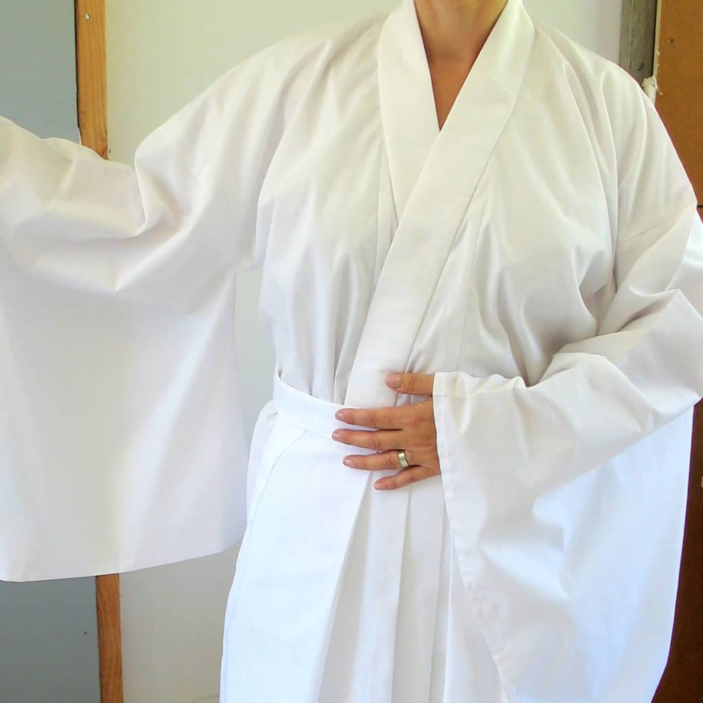 White Kimono Still Sitting Meditation Supply