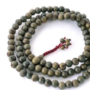 Green Sandalwood Long Mala