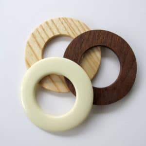 Rakusu Ring Ash Plastic Walnut