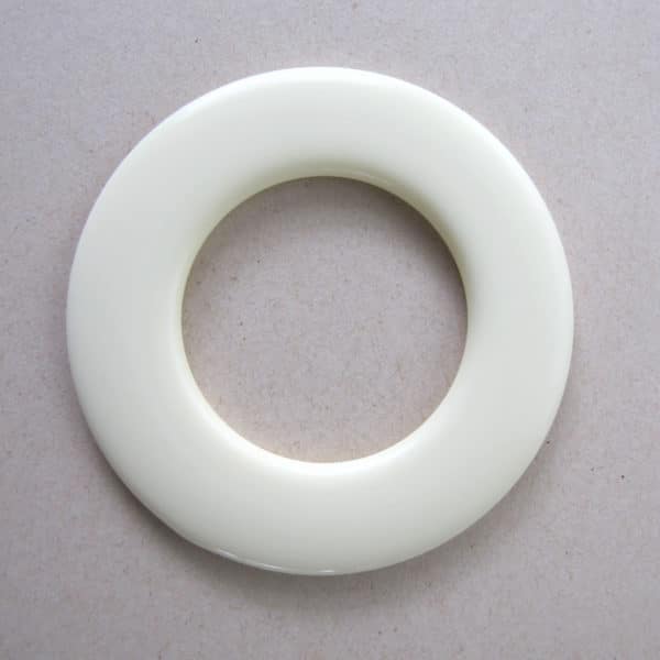 Rakusu ring white plastic