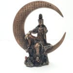 Moon Sitting Kuan Yin Statue