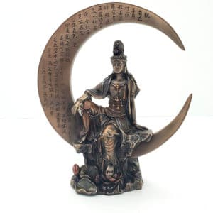 kuna yin on moon statue