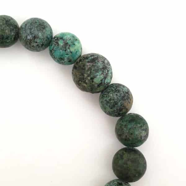 African Turquoise Mala Beads