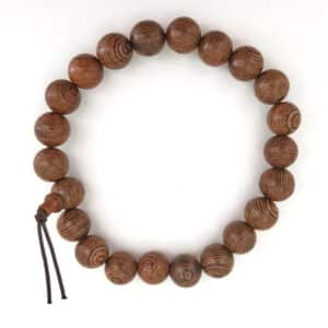 Phoenix Tail Wood Wrist Mala