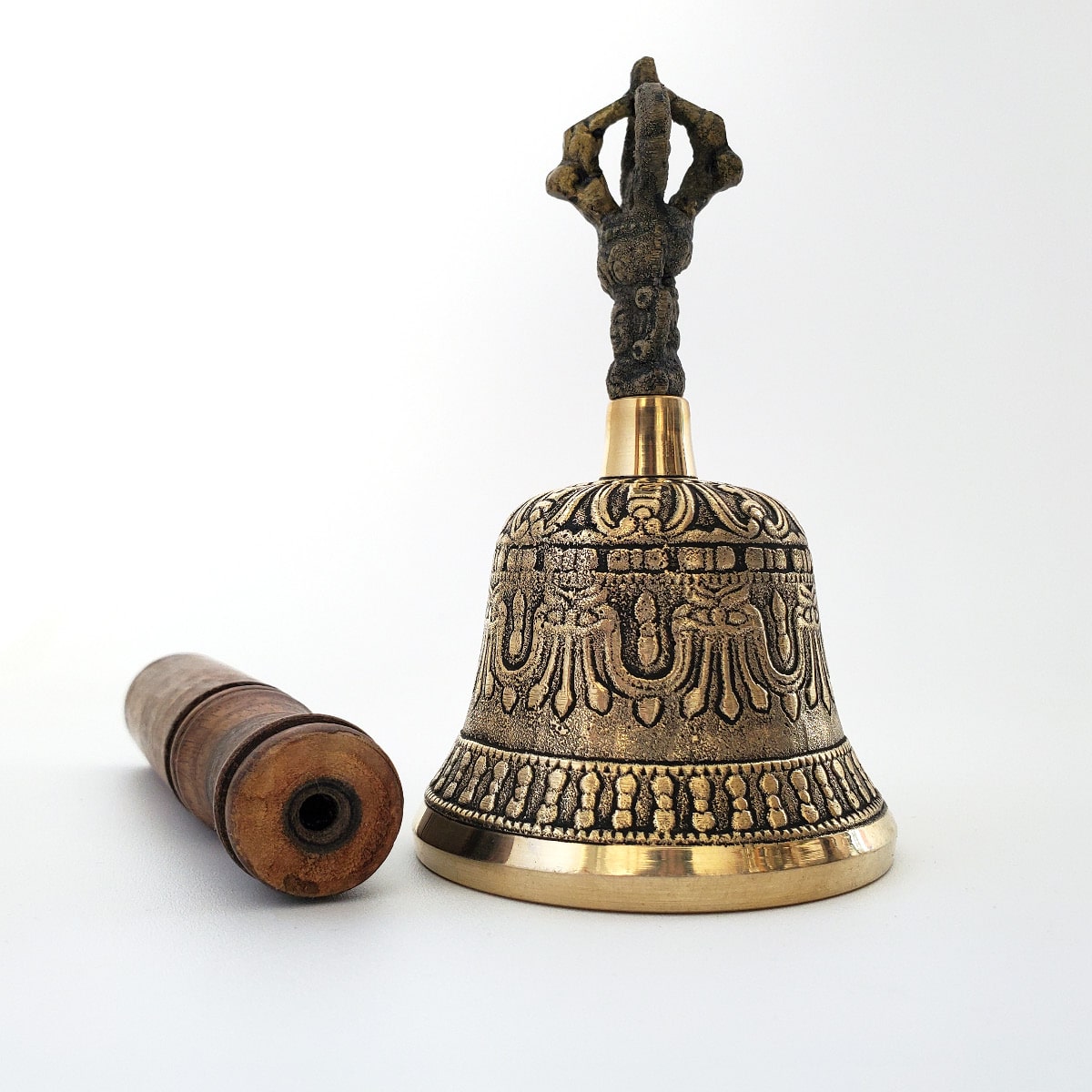 Tibetan Hand Bell - Still Sitting Meditation Supply