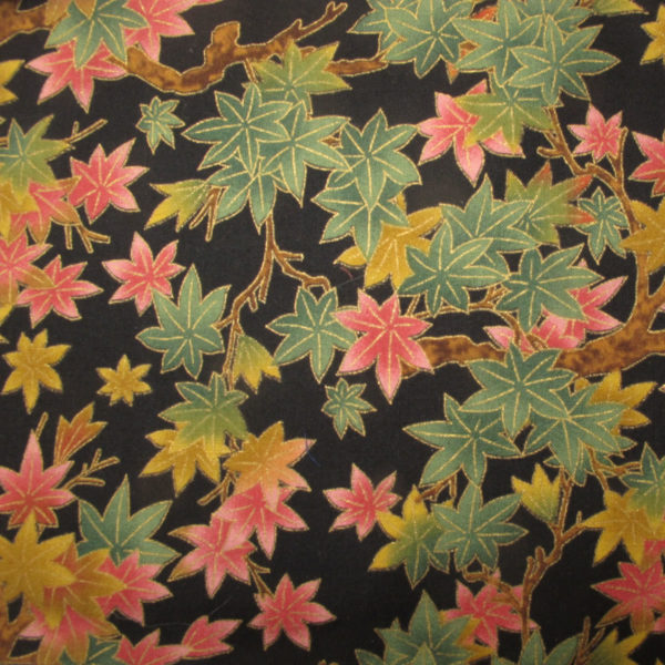Rakusu pouch colorful leaves