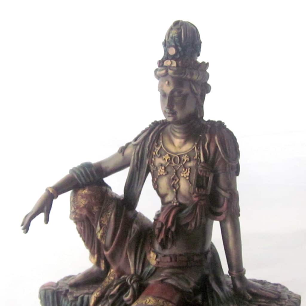 Seated Kuan Yin close-up front view