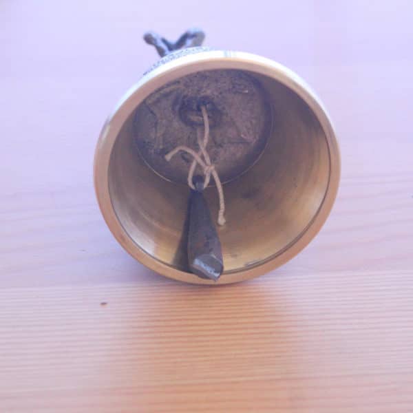 Tibetan Hand Bell interior of bell