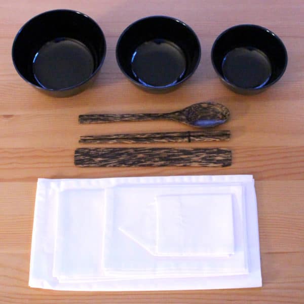 Oryoki set white