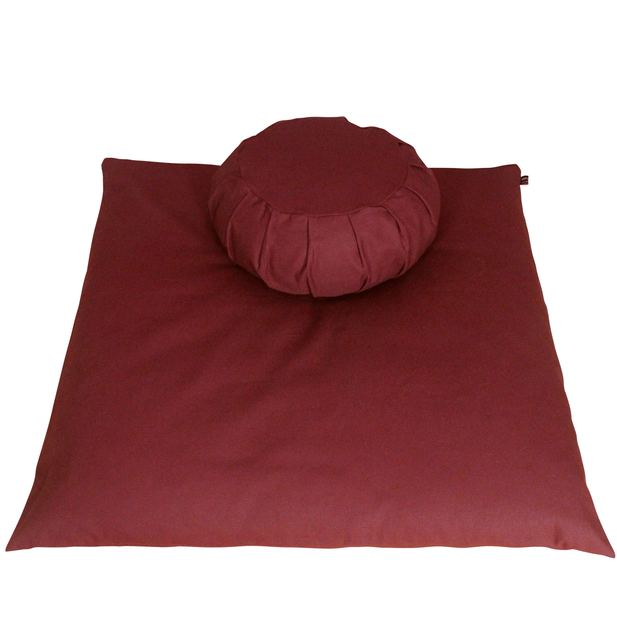 Double Fold Meditation Cushion Red/Maroon DM24 