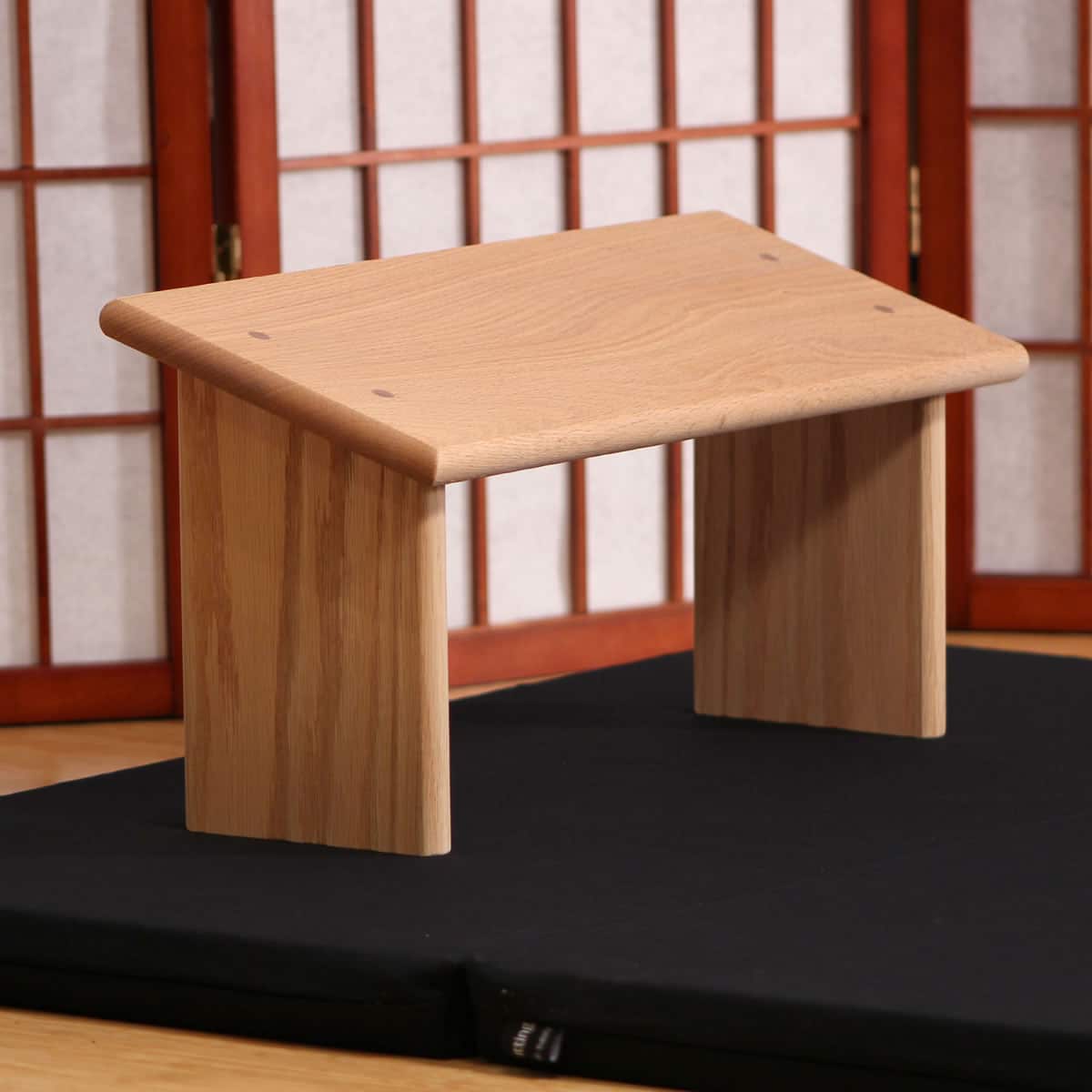 Traditional wooden meditation Bench no cushion