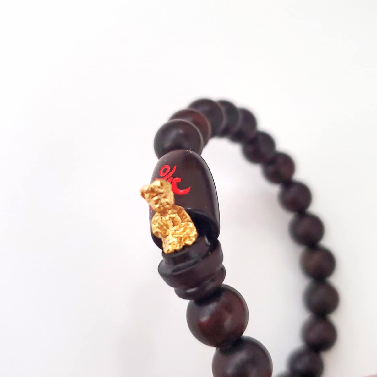Jujube Wood with Hidden Kuan Yin Mala Still Sitting Meditation Supply