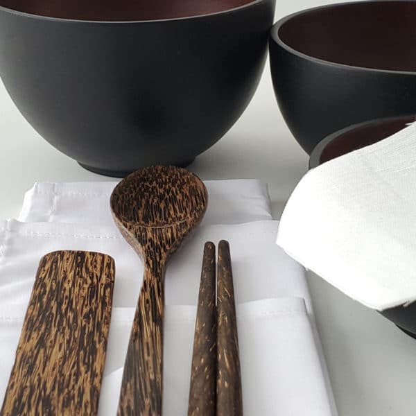 Mahogany Oryoki Bowl Set