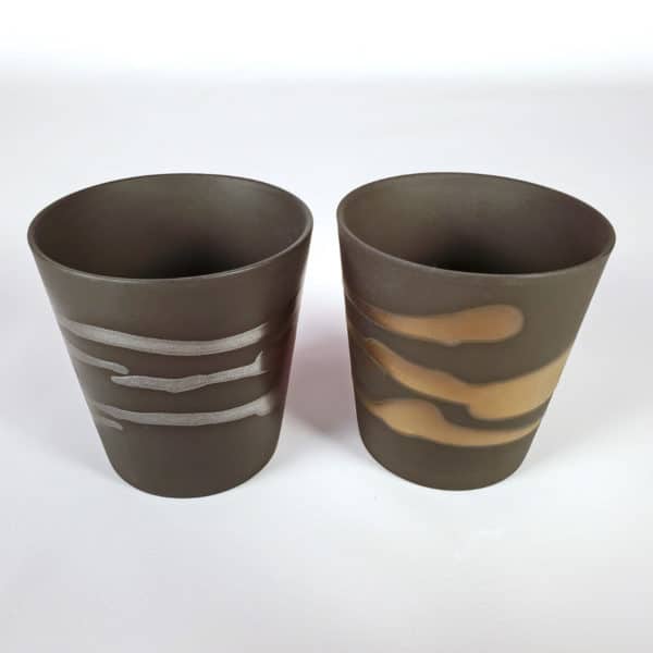 Gold and Silver Japanese Tea cup set