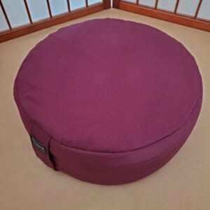 Burgundy Button Zafu