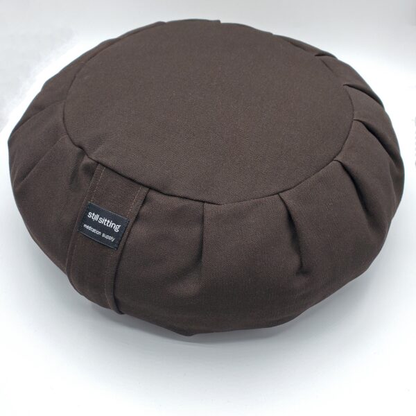 dark brown mediationa cushion zafu
