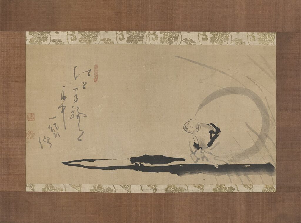 A painting by zen master hakuin ekaku.