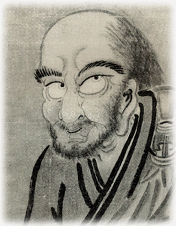 A painting of Zen Master Linji Rinzai Gigen 
