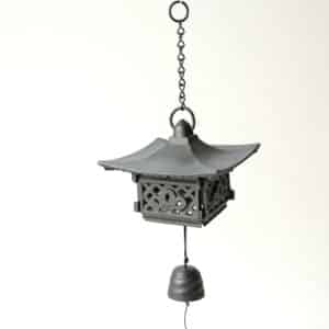 Japanese lantern Wind Chime made from cast iron